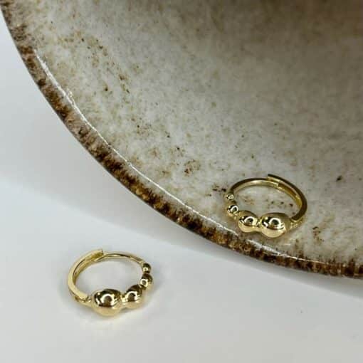 SCROUPLES CREOL BOBLER 8 KARAT GULD - 122333 - Image 3