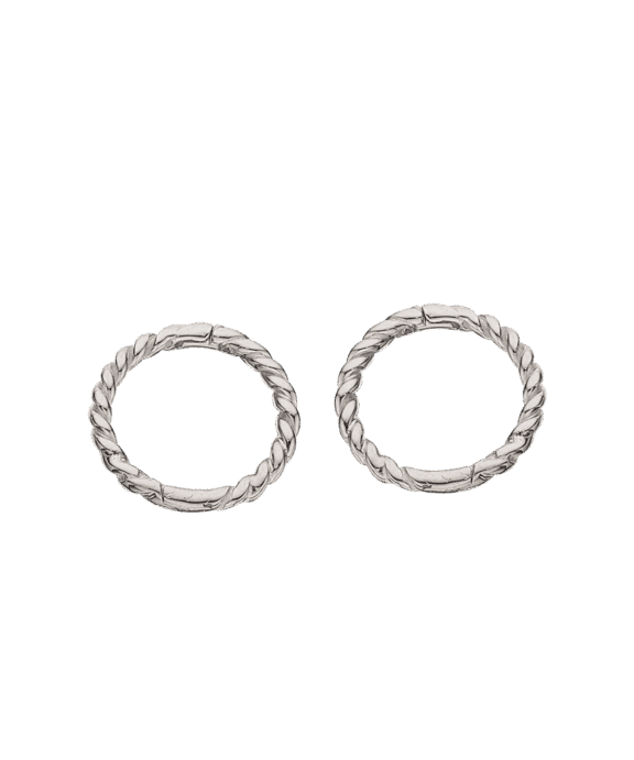 SCROUPLES SØLV MINI CREOL SNOET - 193672