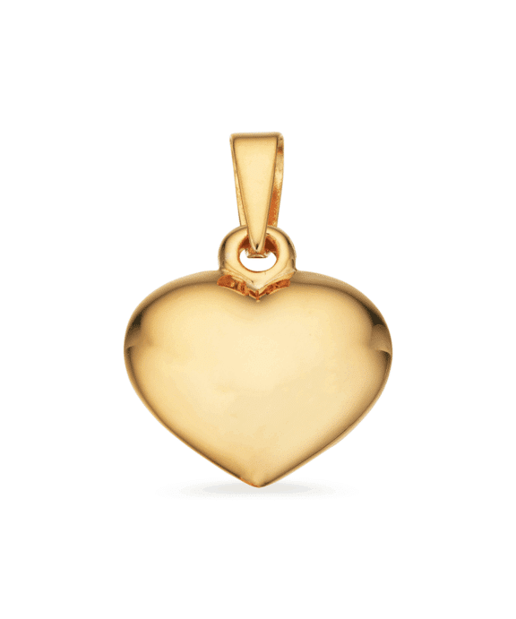 SCROUPLES SØLV FORGYLDT HJERTE - 24042F