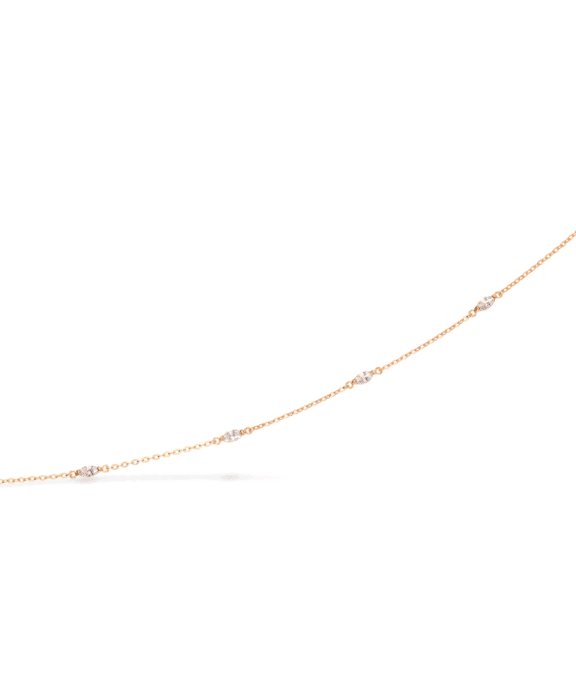 SCROUPLES 8 KARAT GULD ARMBÅND MED ZIRKONIA - 33733,18