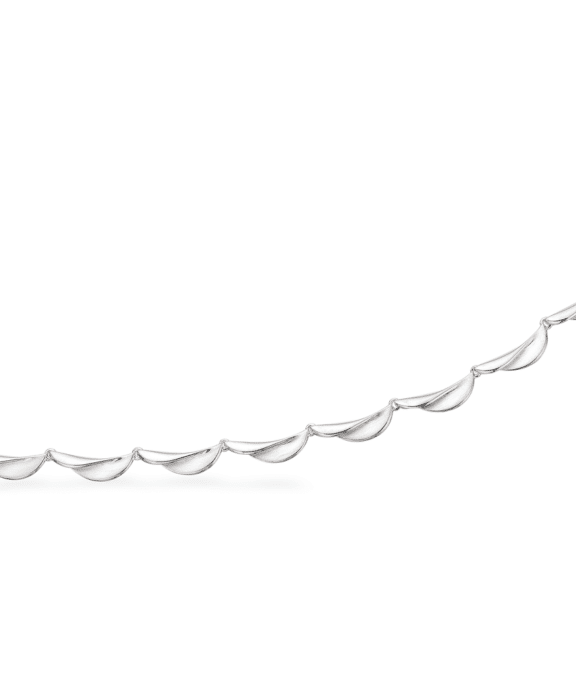 SCROUPLRS ARMBÅND MAT/BLANK SØLV - 38062,18