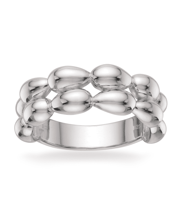 SCROUPLES SØLV RING MED BOBLER - 727372