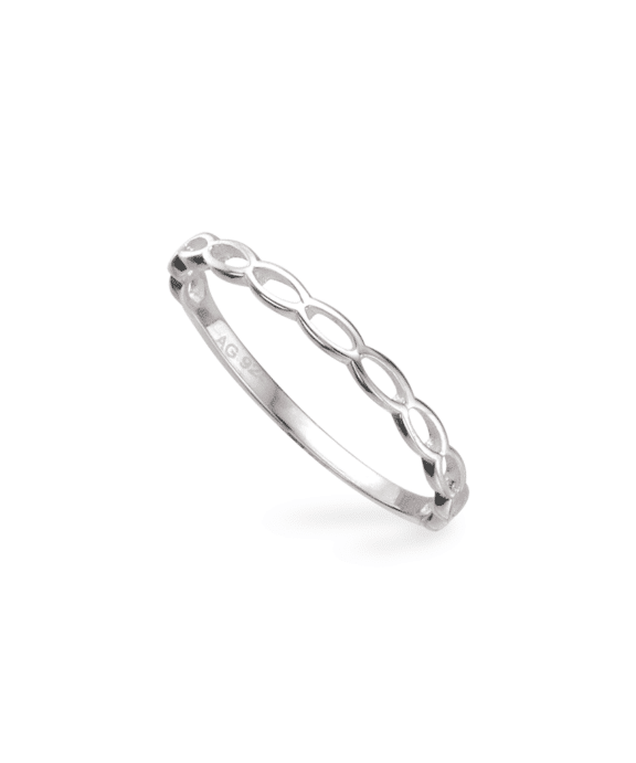 SCROUPLES PIGERING SØLV OVALE RINGE - 727792