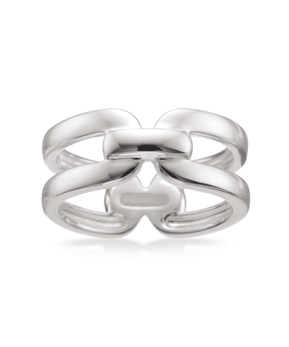 SCROUPLES LINK RING HERRE SØLV - 791352