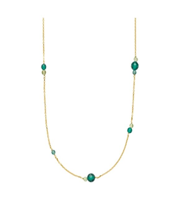 IZABEL CAMILLE MAJESTY HALSKÆDE MED GRØN AVENTORIN - A2054GSGREEN