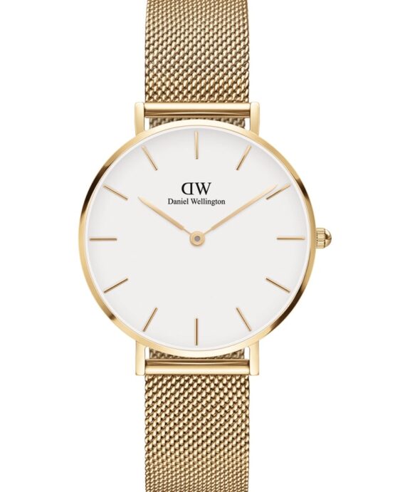 DANIEL WELLINGTON PETITE EVERGOLD 32 MM HVID - DW00100348