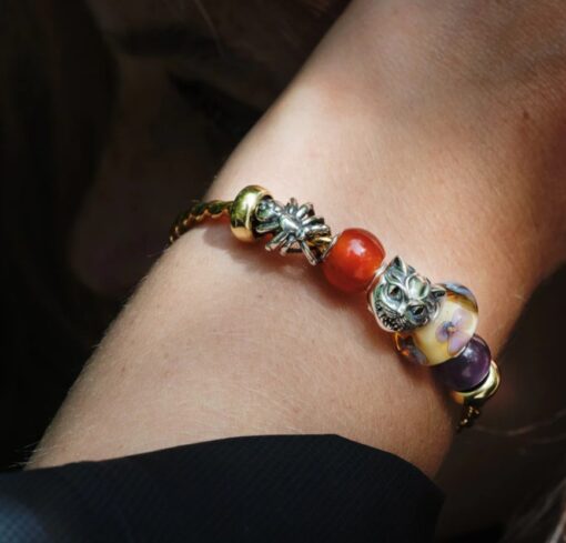 TROLLBEADS SKRÆMMENDE KAT KUGLE SØLV - TAGBE-30187 - Image 4