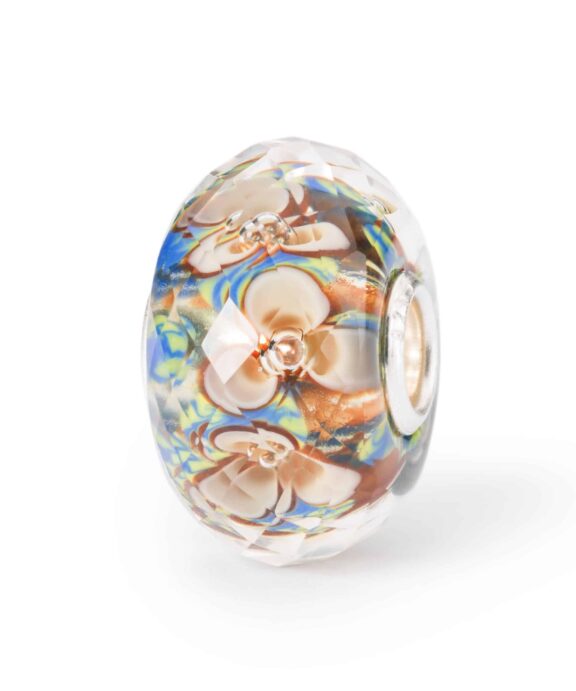 TROLLBEADS VILDE BLOMSTER GLAS KUGLE - TGLBE-30091