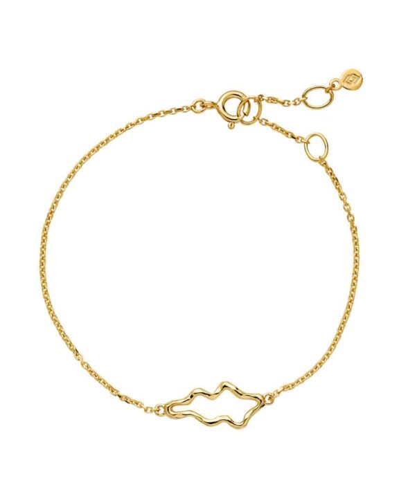 IZABEL CAMILLE LOUISA SØLV FORGYLDT ARMBÅND - A3137GS