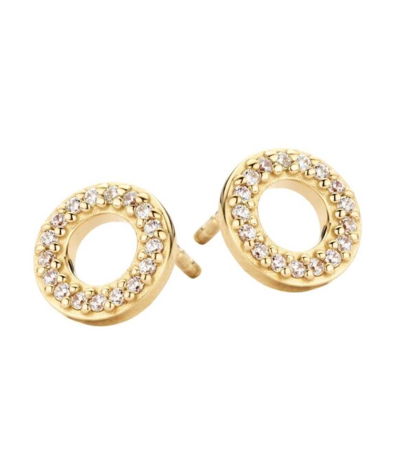 SPIRIT ICONS TREND ØRERINGE FORGYLDT MED SYNTETISKE ZIRKONIA STEN - 40532