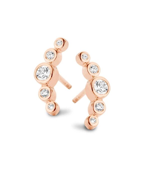 SPIRIT ICONS TEMPTATION ØRERINGE SØLV ROSAFORGYLDT - 40604