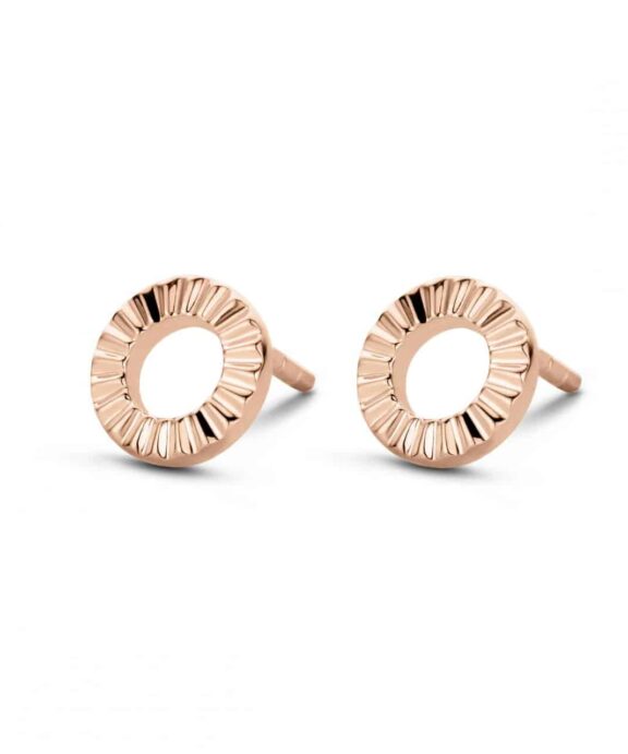 SPIRIT ICONS PEAK ØRERINGE SØLV ROSAFORGYLDT - 40844