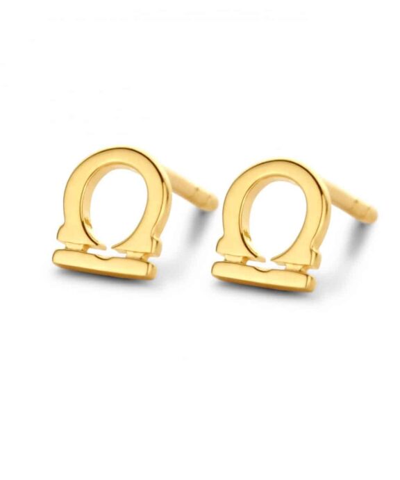 SPIRIT ICONS STJERNETEGN VÆGT ØRERINGE SØLV FORGYLDTE - 41082