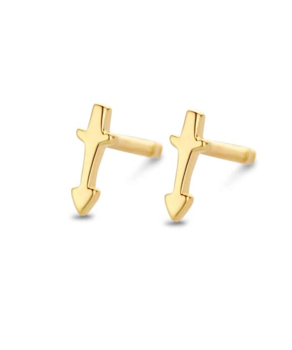 SPIRIT ICONS STJERNETEGN SKYTTE ØRERINGE SØLVFORGYLDE - 41102