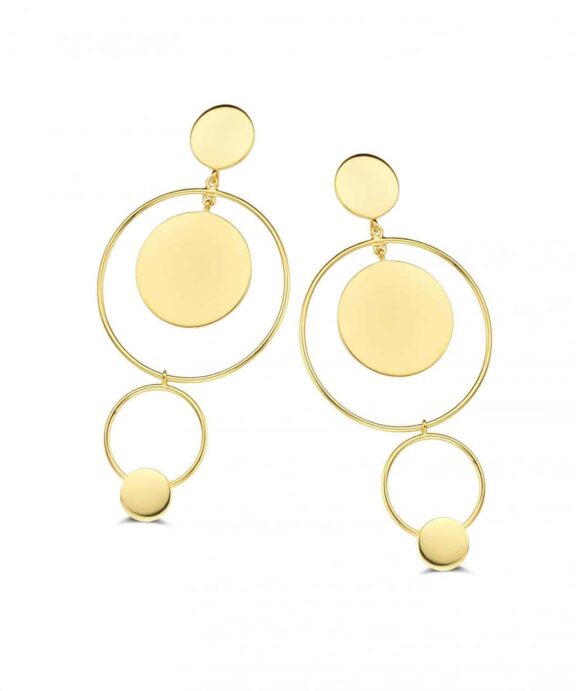 SPIRIT ICONS ALLURE ØRERINGE SØLV FORGYLDT - 41152