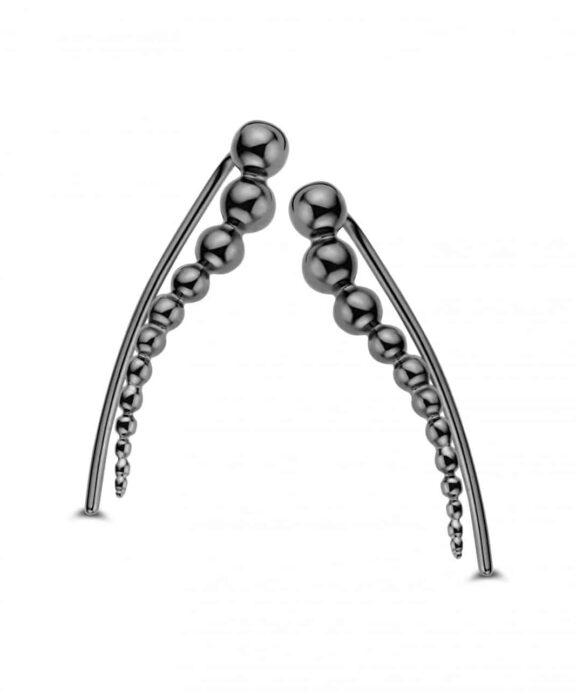 SPIRIT ICONS BOMBER ØRERINGE EARCRAWLER SØLV RHUTINERET - 41163