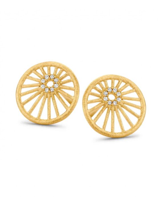 SPIRIT ICONS AURA ØRERINGE FORGYLDT MED SYNTETISKE ZIRKONER -41292