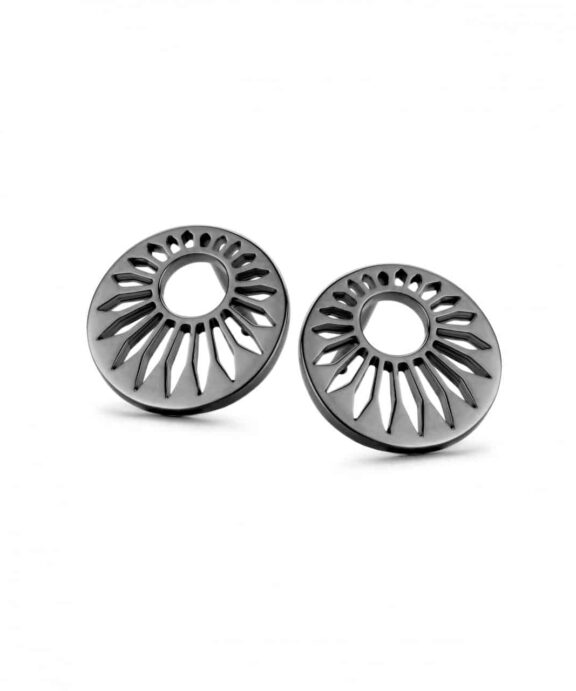 SPIRIT ICONS PEACOCK ØRERINGE SØLV RHUTINER -  41313