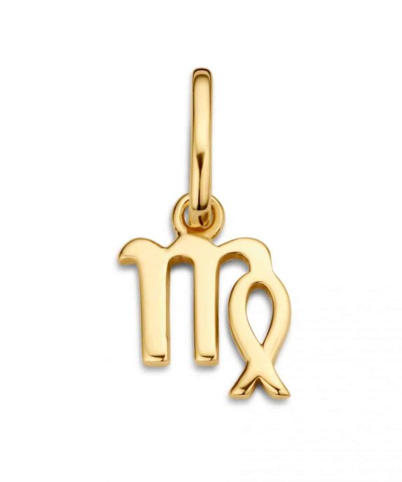 SPIRIT ICONS STJERNETEGN JOMFRU SØLV FORGYLDT VEDHÆNG - 60052