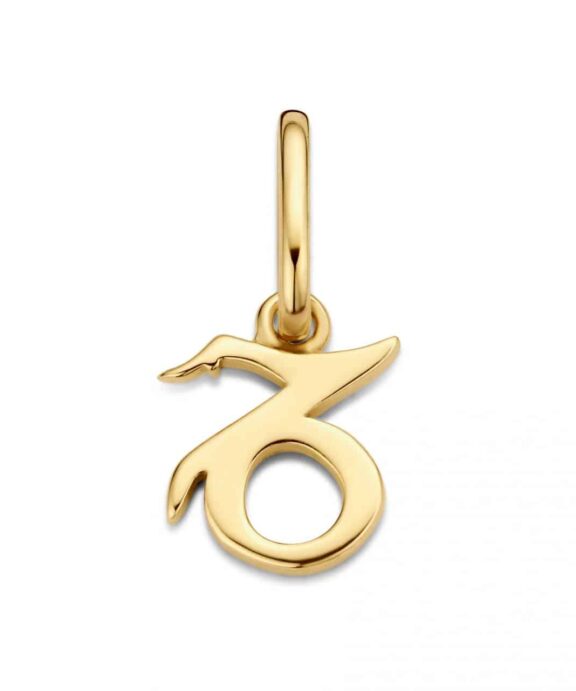 SPIRIT ICONS STJERNETEGN STENBUK SØLV FORGYLDT VEDHÆNG - 60092