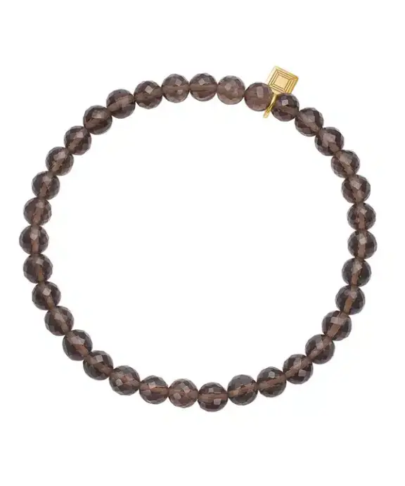 CARRÉ PASHA ARMBÅND MED RØG KVARTS - FB 4406 ST 17,5CM