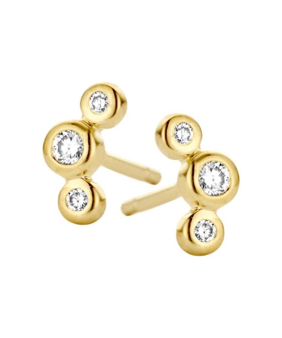 SPIRIT ICONS ØRERINGE GULD 14KT TRINITY - 44116