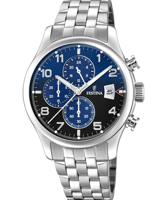 FESTINA UR I STÅL CHRONOMETER - F20374/8
