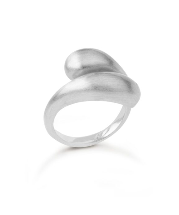 BYBIEHL OCEAN FLOW DUO RING SØLV - 5-4206-R