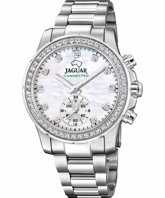 JAGUAR DAME UR STÅL CONNECTED -  J980/1