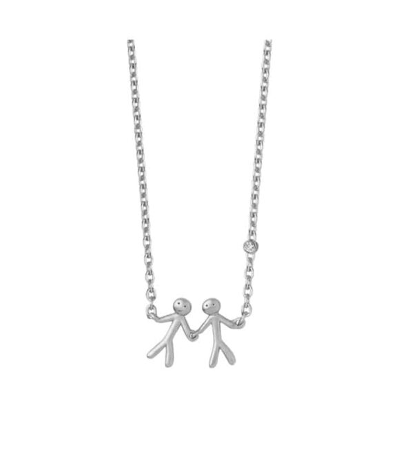 BYBIEHL TOGETHER MY LOVE HALSKÆDE SØLV MED STEN- 3-2002A-R