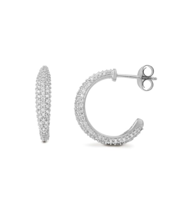 BYBIEHL OCEAN FLOW ØRERINGE SØLV MED SYNTETISK ZIRKONIA – 4-4206A-R