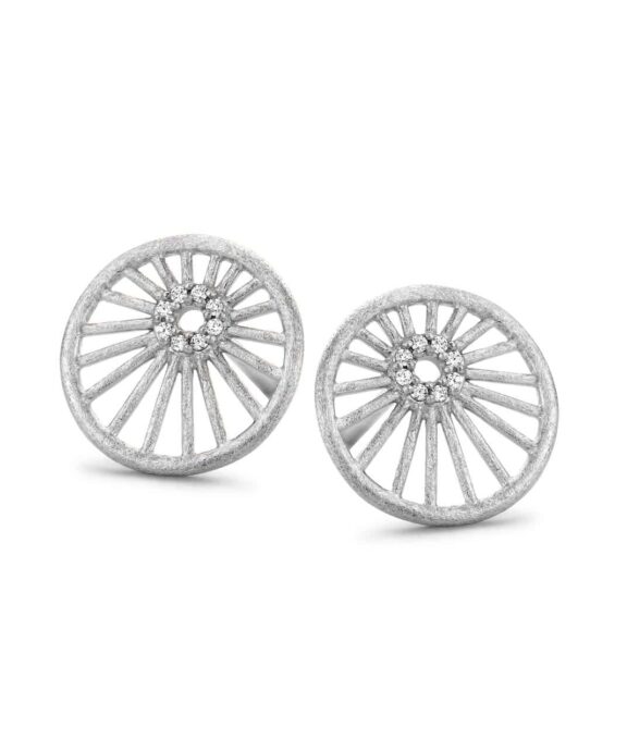 SPIRIT ICONS AURA ØRERINGE SØLV MED STEN -  41291