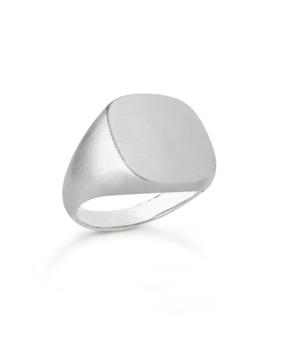 BYBIEHL SIGNET SQUARE RING SØLV - 5-4303-R