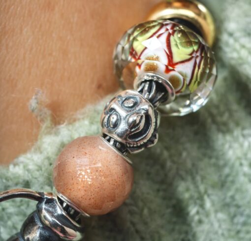 TROLLBEADS GRØN SYMFONI GLASKUGLE - TGLBE-30103 - Image 4