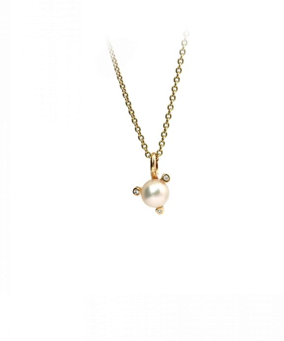 PER BORUP TWIGS VEDHÆNG 14 KARAT GULD MED PERLE - 1101VX