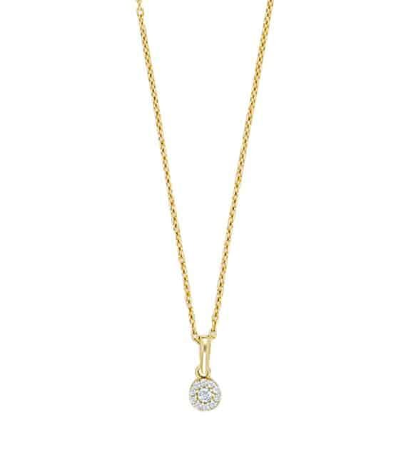 SIERSBØL VEDHÆNG 8 KARAT MED ZIRKONIA - 20831200300