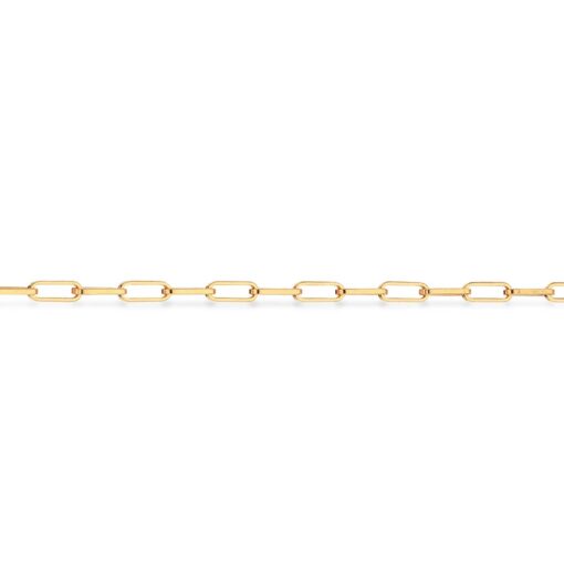 SCROUPLES LINKS HALSKÆDE SØLV FORGYLDT 45 CM - 37882,45