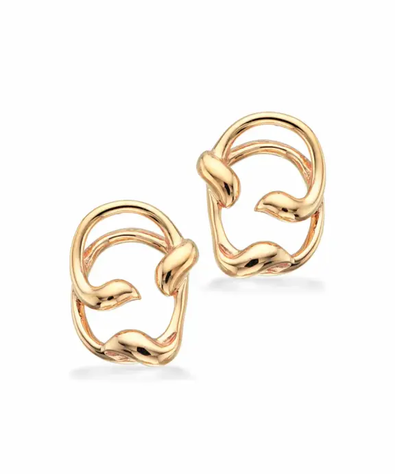 SCROUPLES 8 KARAT GULD ØRERINGE TRÅDE -122853