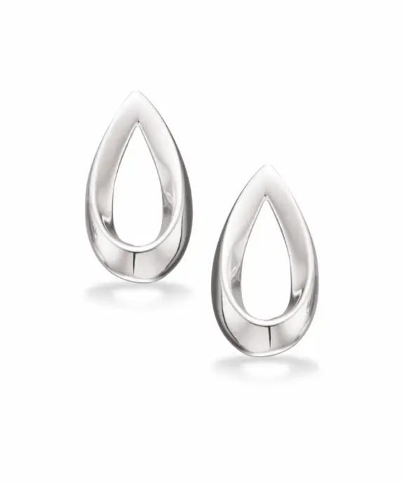 SCROUPLES ØRERINGE SØLV DRÅBE FORMET - 158992