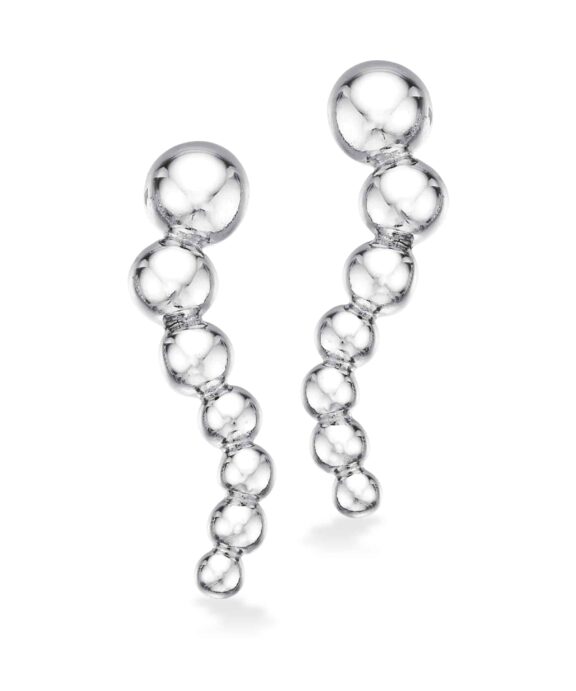 SCROUPLES ØRERINGE SØLV MED KUGLER - 159772