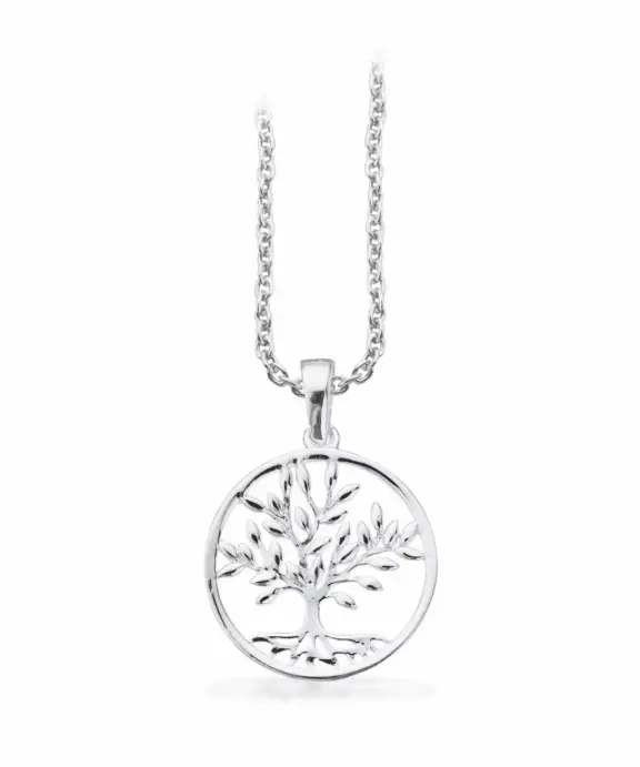 SCROUPLES SØLV HALSKÆDE MED LIVETS TRÆ - 237372