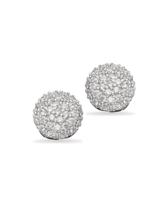 SCROUPLES SØLV ØRERINGE MED ZIRKON - 153082