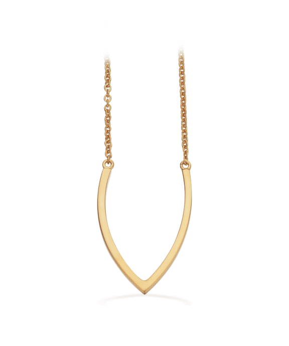 SCROUPLES HALSKÆDE SØLV FORGYLDT - 37072,42