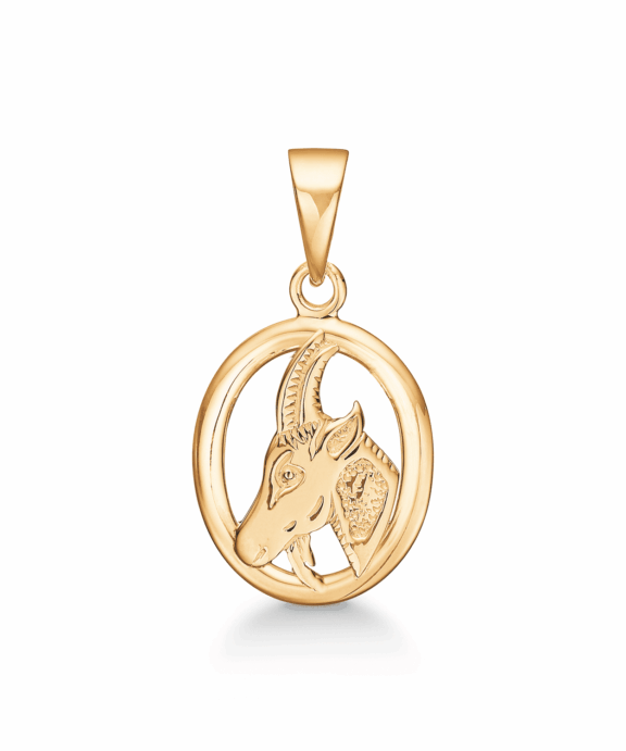 STØVRING DESIGN STJERNETEGN STENBUK 8 KARAT GULD - 64210