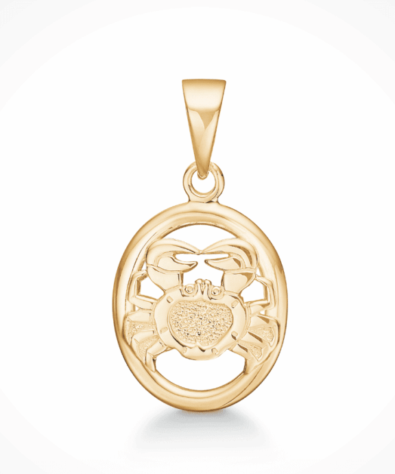 STØVRING DESIGN STJERNETEGN KREBS 14 KARAT GULD - 74204