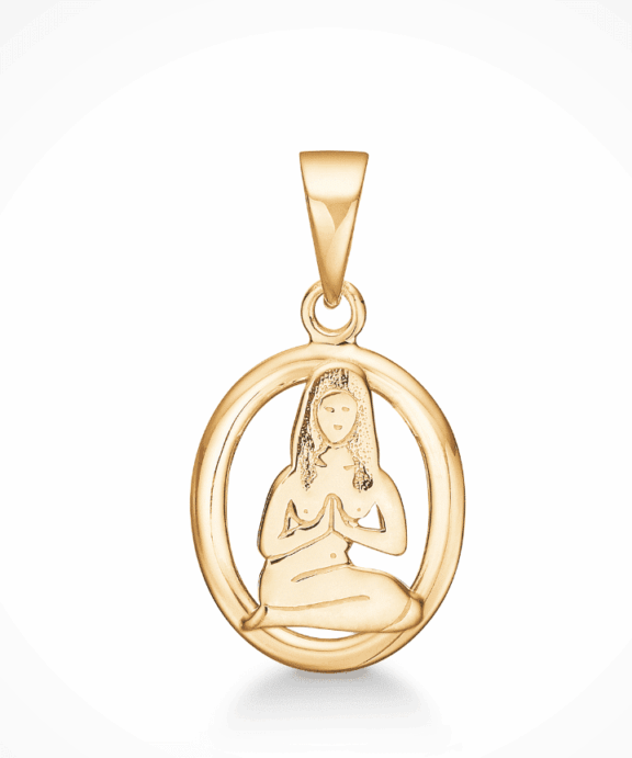 STØVRING DESIGN STJERNETEGN JOMFRU 14 KARAT GULD - 74206