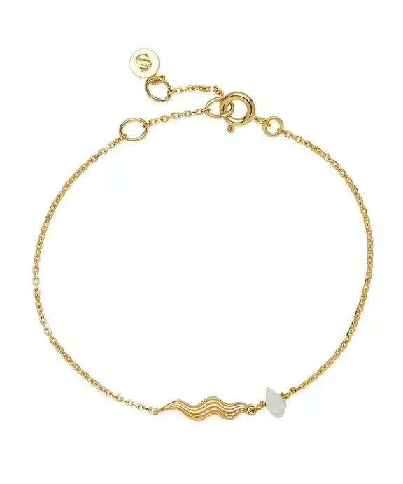 SISTIE SILKE KRISTENSEN ARMBÅND I FORGORGYLDT SØLV - Z3049GS