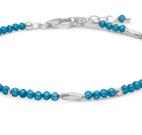 STUDIO Z ARMBÅND EVERGREEN LONDON BLUE TOPAS SØLV - 8156851