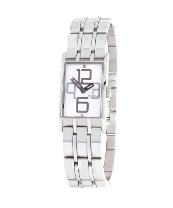 FESTINA DAME STÅL LÆNKE STORE TAL - F16319/1