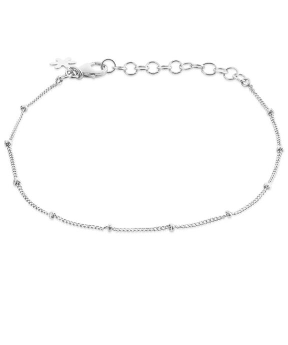 SUSANNE FRIIS BJØRNER ARMBÅND SØLV MED KUGLER - 1831-1-20